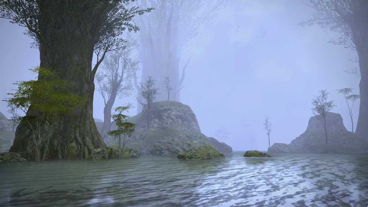 ASMR - FF14 - Nap Time In Gridania - Ambient Sounds & Music