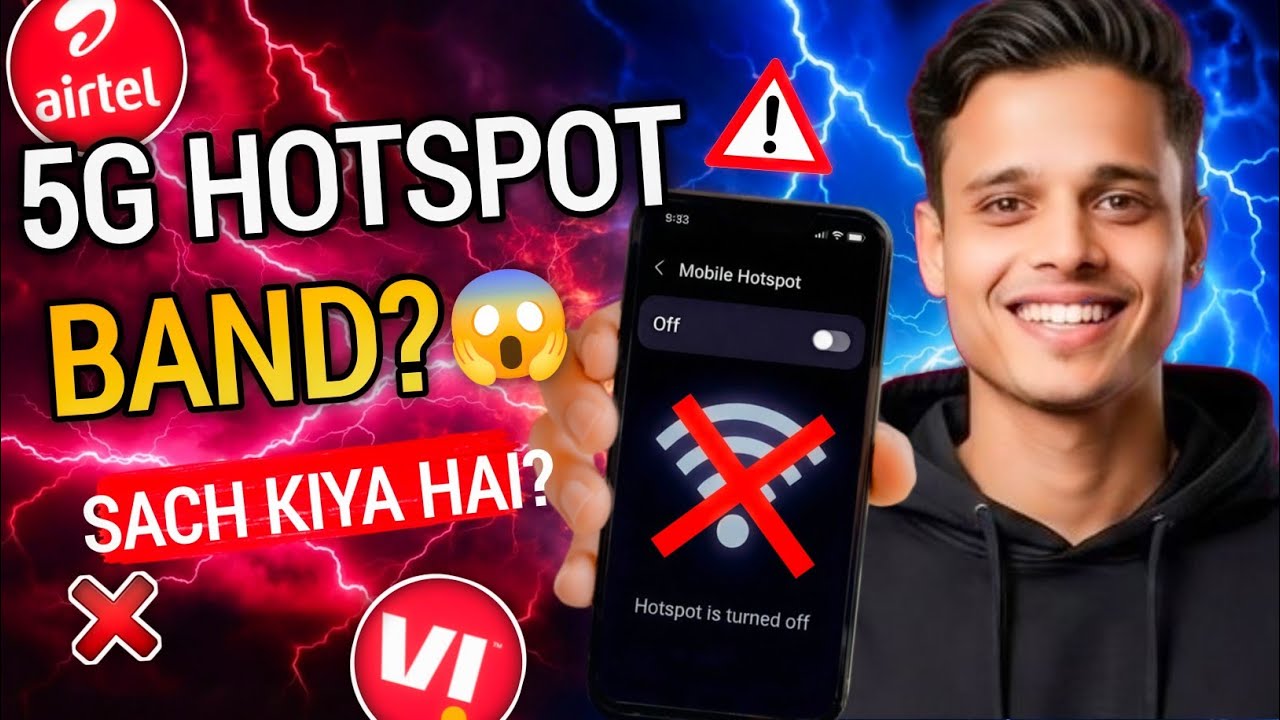Vi Airtel Unlimited 4G+5G Data Band | Mobile Share Hotspot Unlimited 4G+5G Data Stop | Bad News