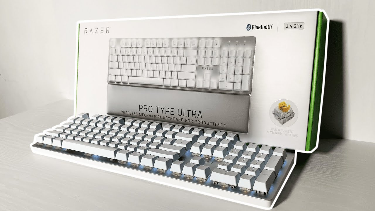 Razer Pro Type Ultra Mechanical Gaming Keyboard ASMR Unboxing