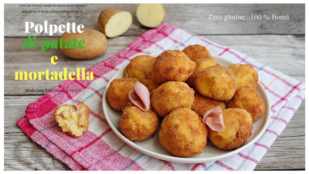 Polpette di patate e mortadella