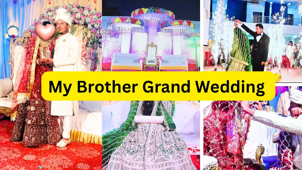 My Brother’s Grand Wedding Vlog | Indian Desi Wedding VLOG 2026 | Indian Haldi Function| #wedding 