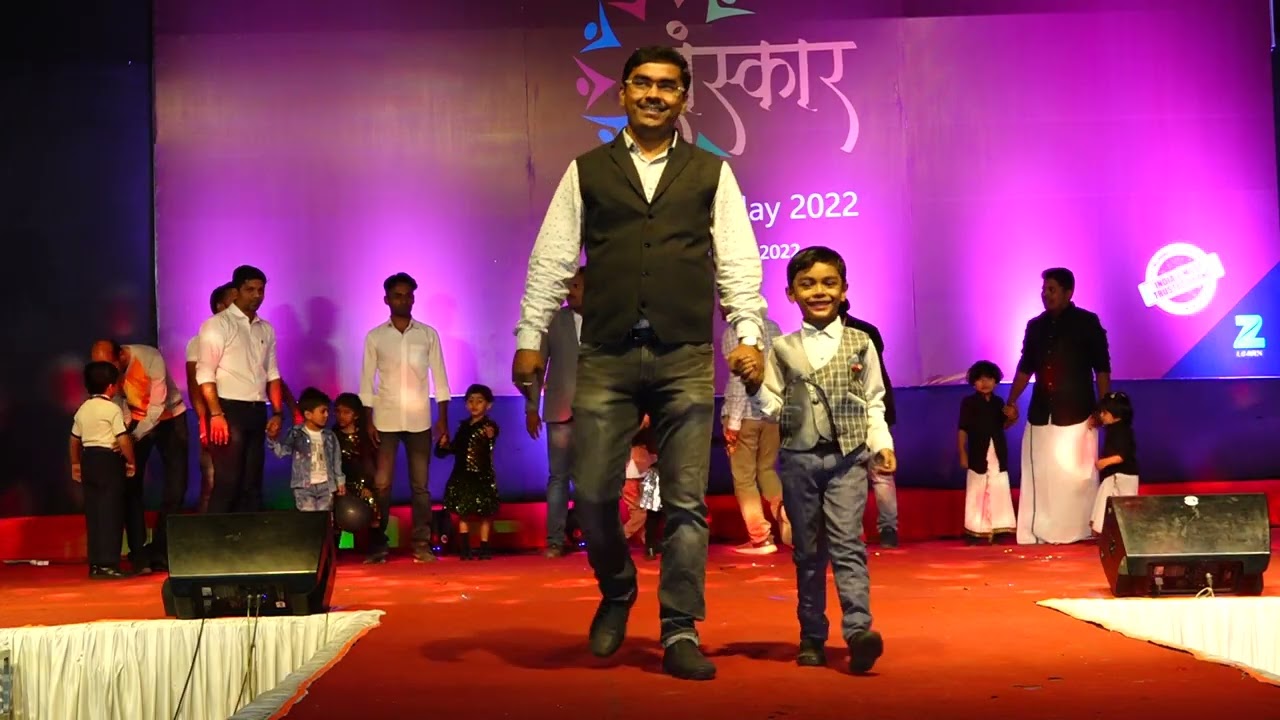 RAMP WALK PRE PRIMARY STUDENTS WITH FATHER ANNUAL DAY 2022-23