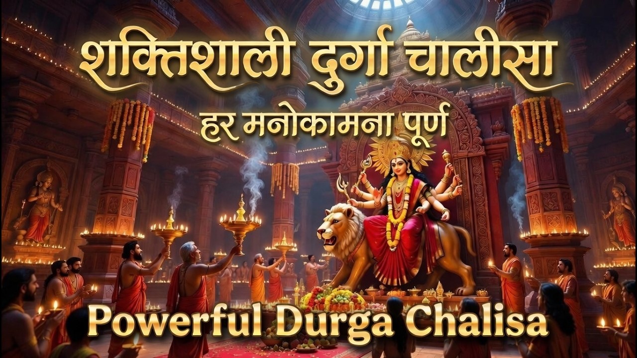 शक्तिशाली दुर्गा चालीसा | Durga Chalisa | Jai Mata Di