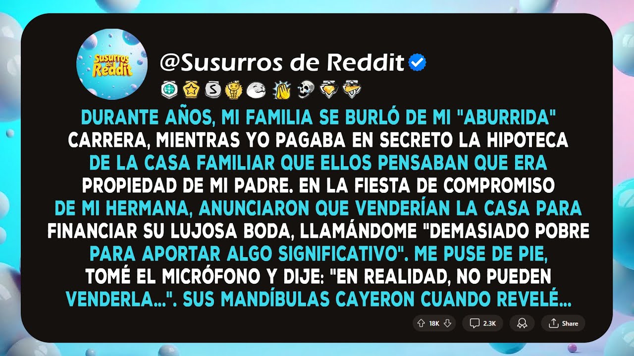 Se burlaron de mi carrera, luego intentaron vender la casa que secretamente me pertenecía.