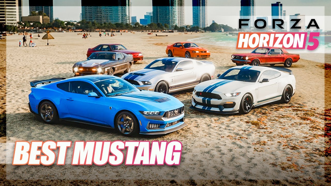 Forza Horizon 5 — Лучший Ford Mustang! (Сравнение поколений)
