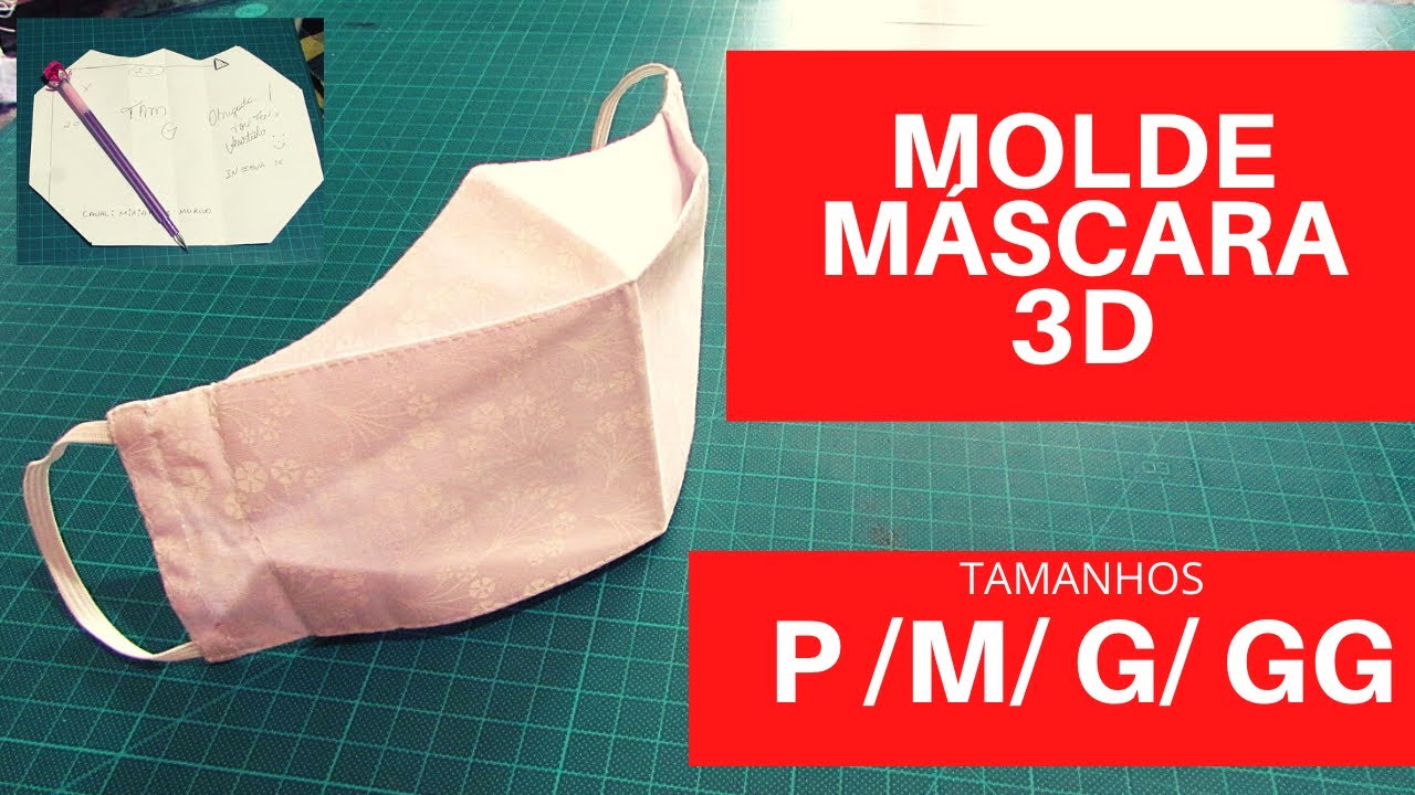 FA&Ccedil;A VOC&Ecirc; MESMO O MOLDE DA M&Aacute;SCARA 3D