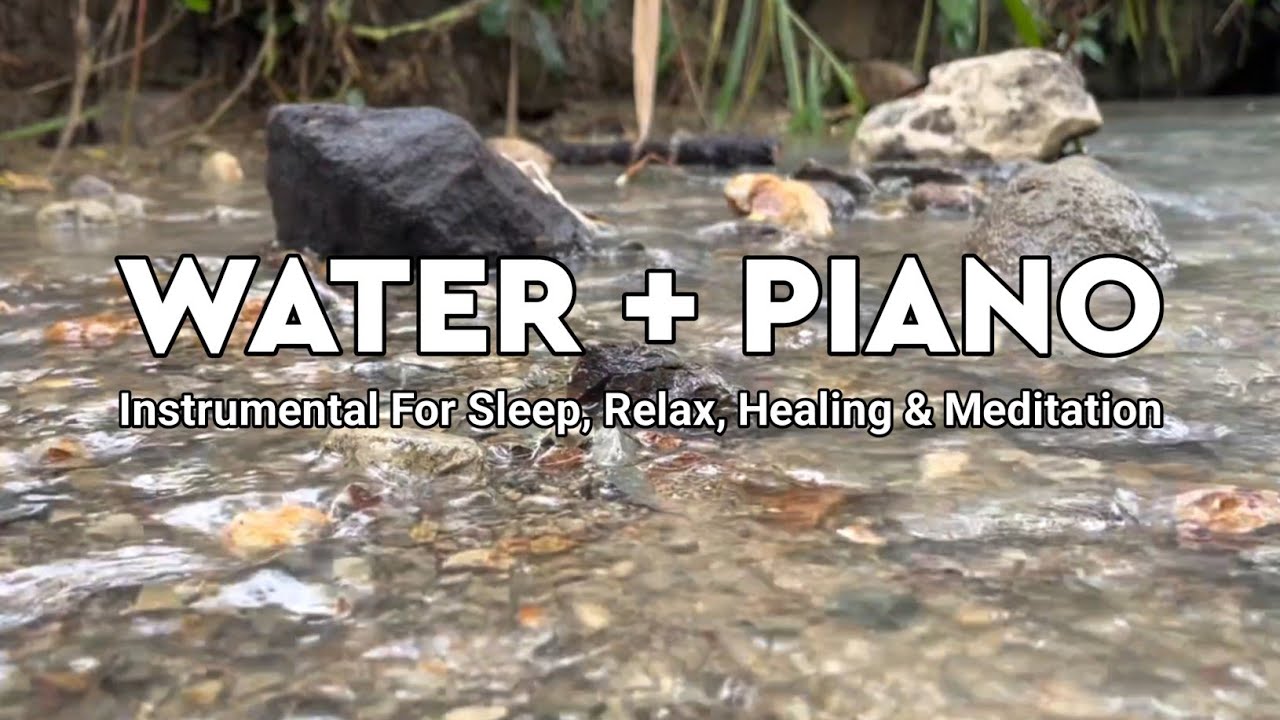 8 Hours Water Sounds, Healing Insomnia 😴 Sleeping Music, Stress Relief, Relaxing Music