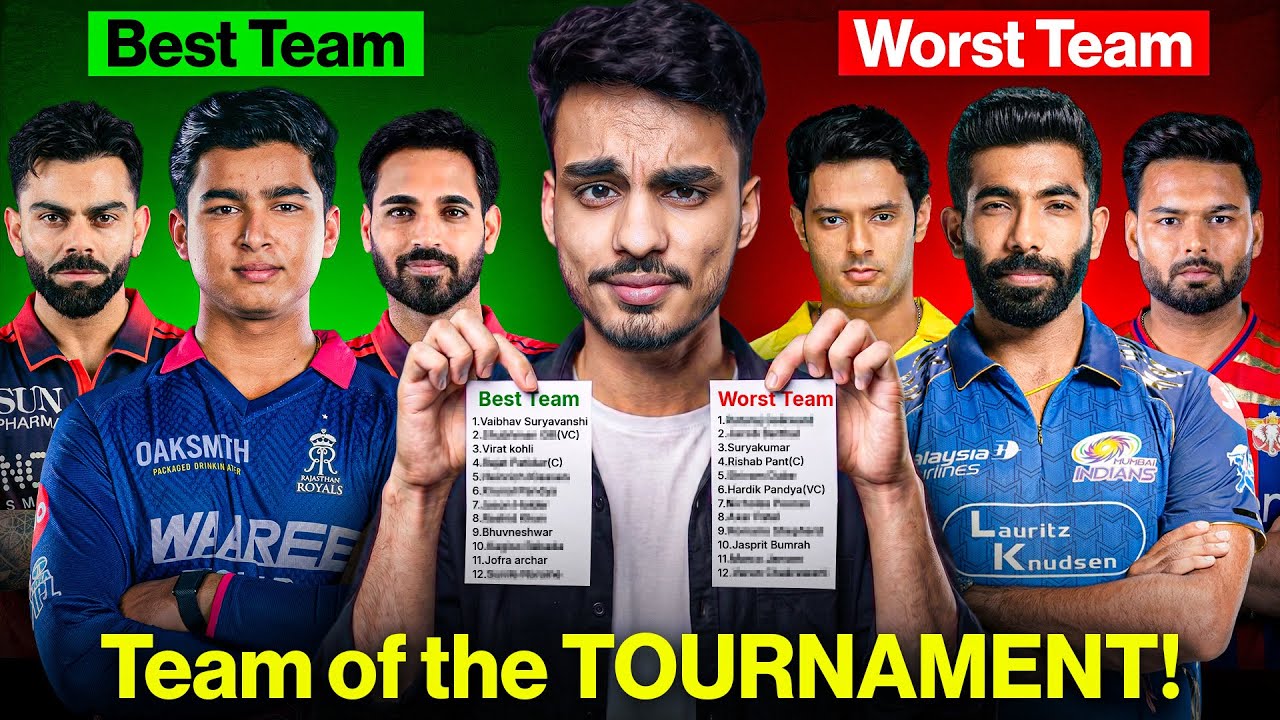 My BEST and WORST IPL 2026 Team of the Tournament | IPL Analysis