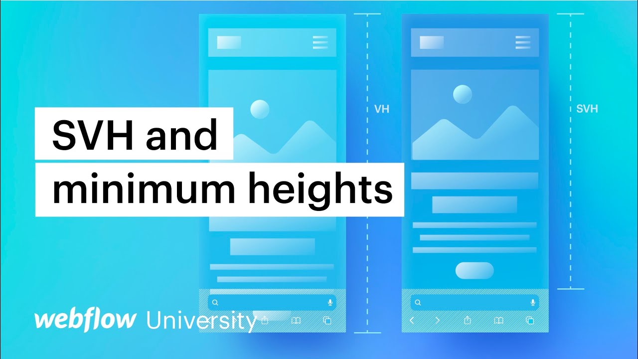 New CSS viewport units and minimum heights &mdash; Webflow tutorial