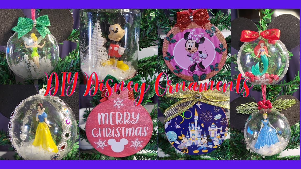 DIY Disney Ornaments that won't break your wallets