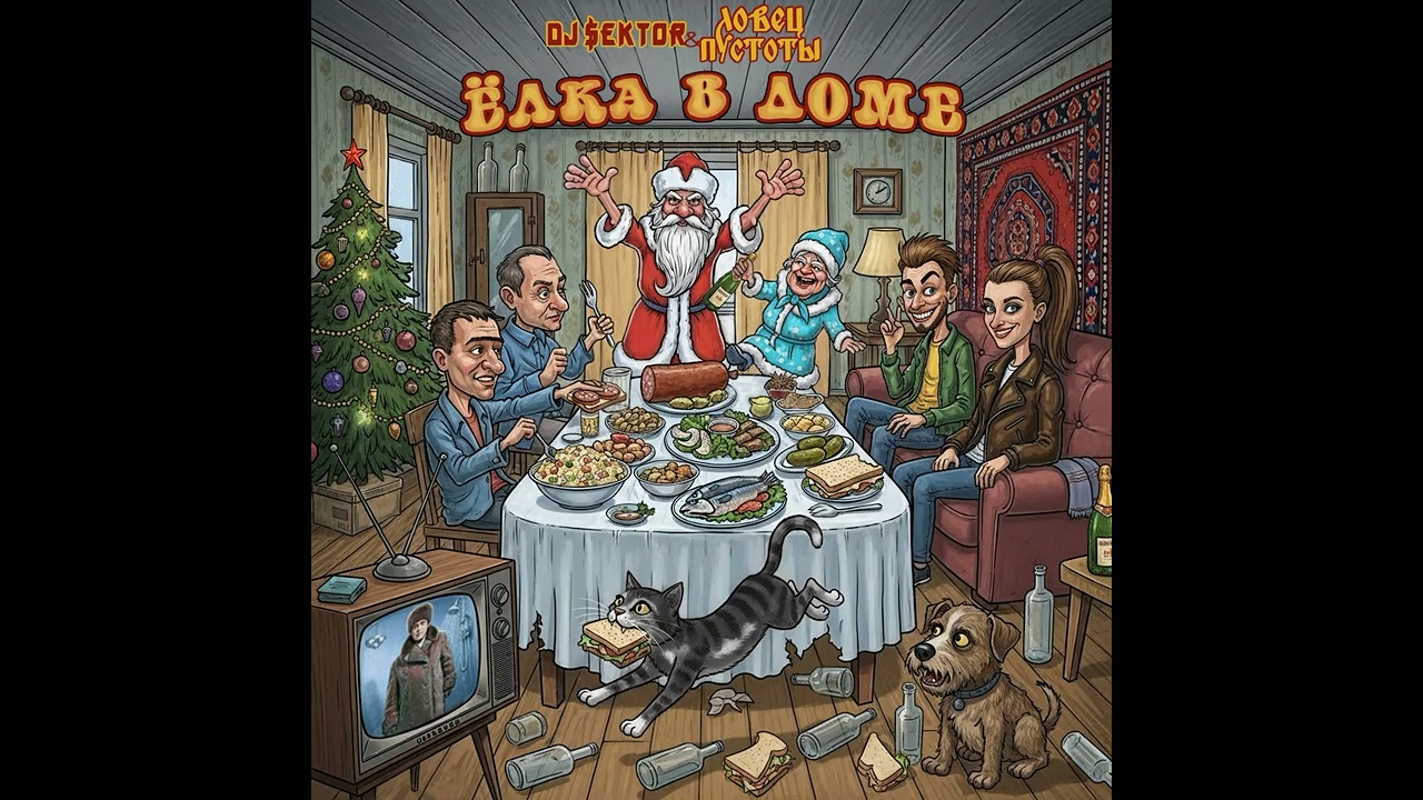 Сектор Газа & Ленинград + DJSEKTOR & Ловец Пустоты - Ёлка в доме (COVERSTÖBMIX)