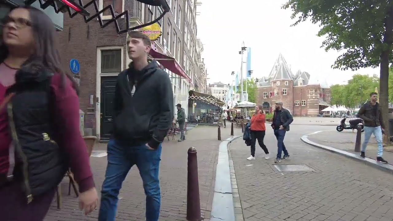Walking in Amsterdam, Netherlands in 4K 60 FPS