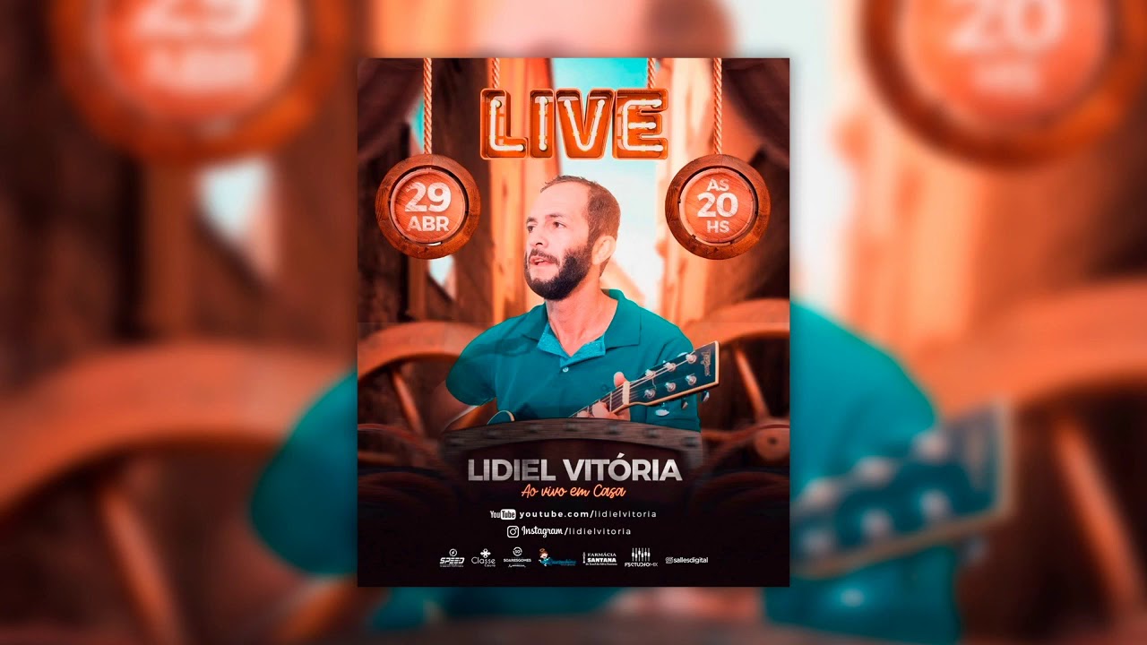 LIVE Lidiel Vit&oacute;ria    AO VIVO em Casa
