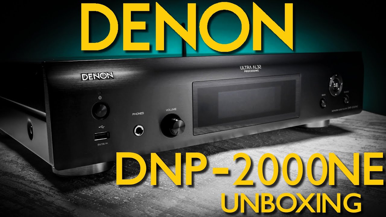 Denon DNP-2000NE Network Audio Player Unboxing