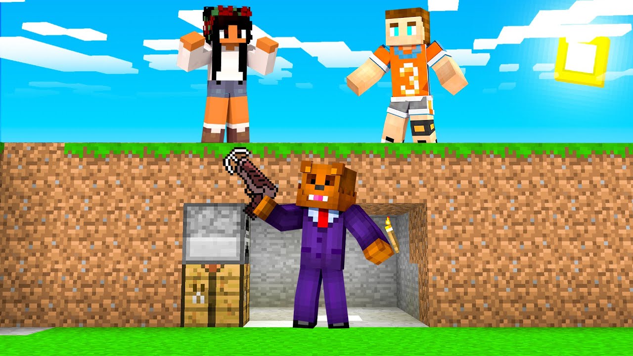 Спидраннеры Minecraft против 4 охотников (кошки)
