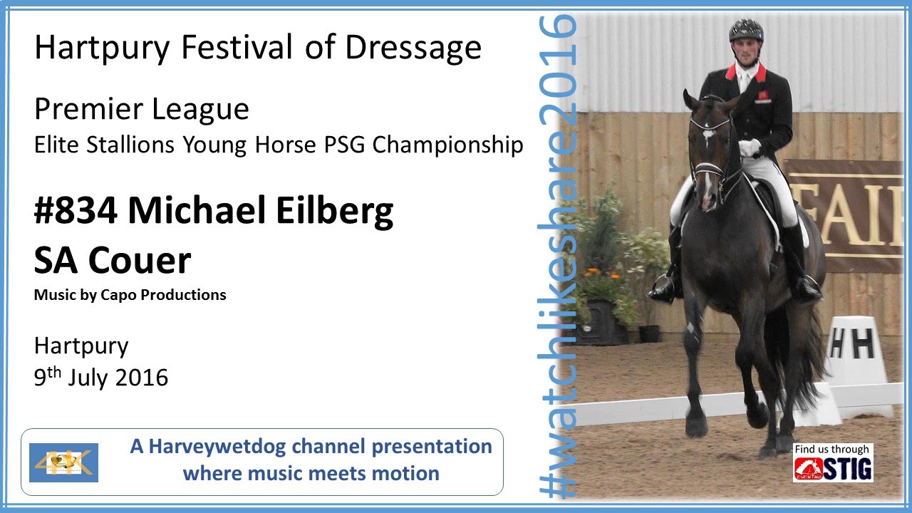 Hartpury Festival of Dressage 2016 Michael Eilberg YH PSG
