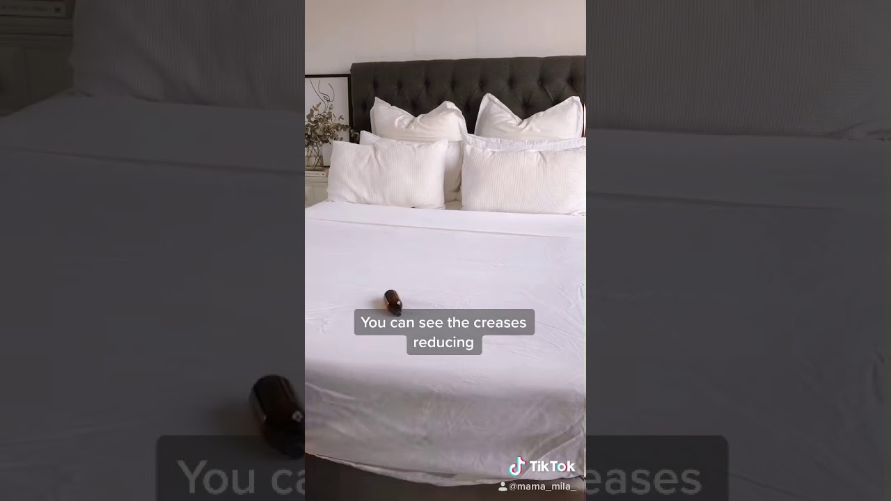The NO IRON way to reduce wrinkles from sheets