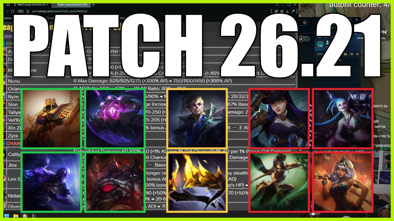 Nemesis reacts to FULL POST WORLDS PATCH PREVIEW 26.21!