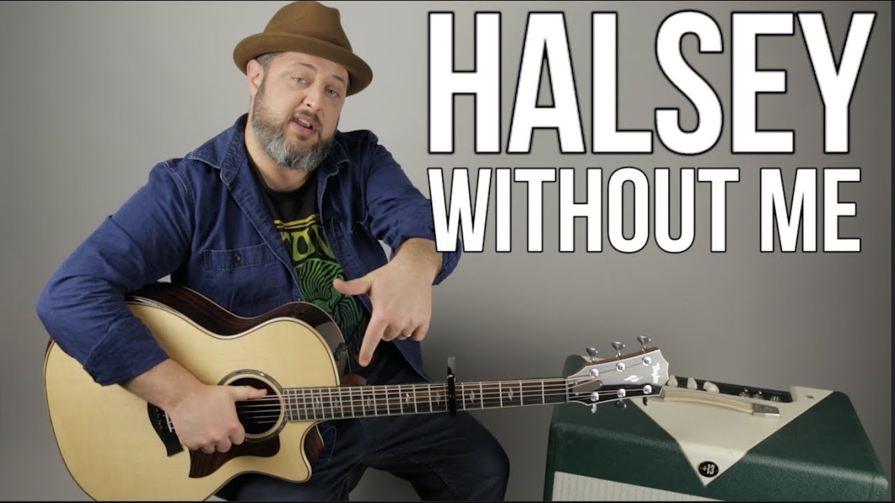 Halsey Without Me Guitar Lesson (Easy Acoustic)