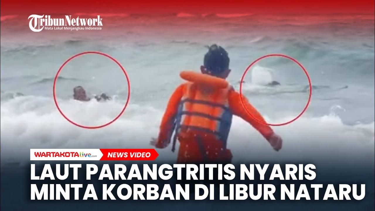Libur Nataru di Parangtritis, Empat Wisatawan Nyaris Tenggelam akibat Arus Balik