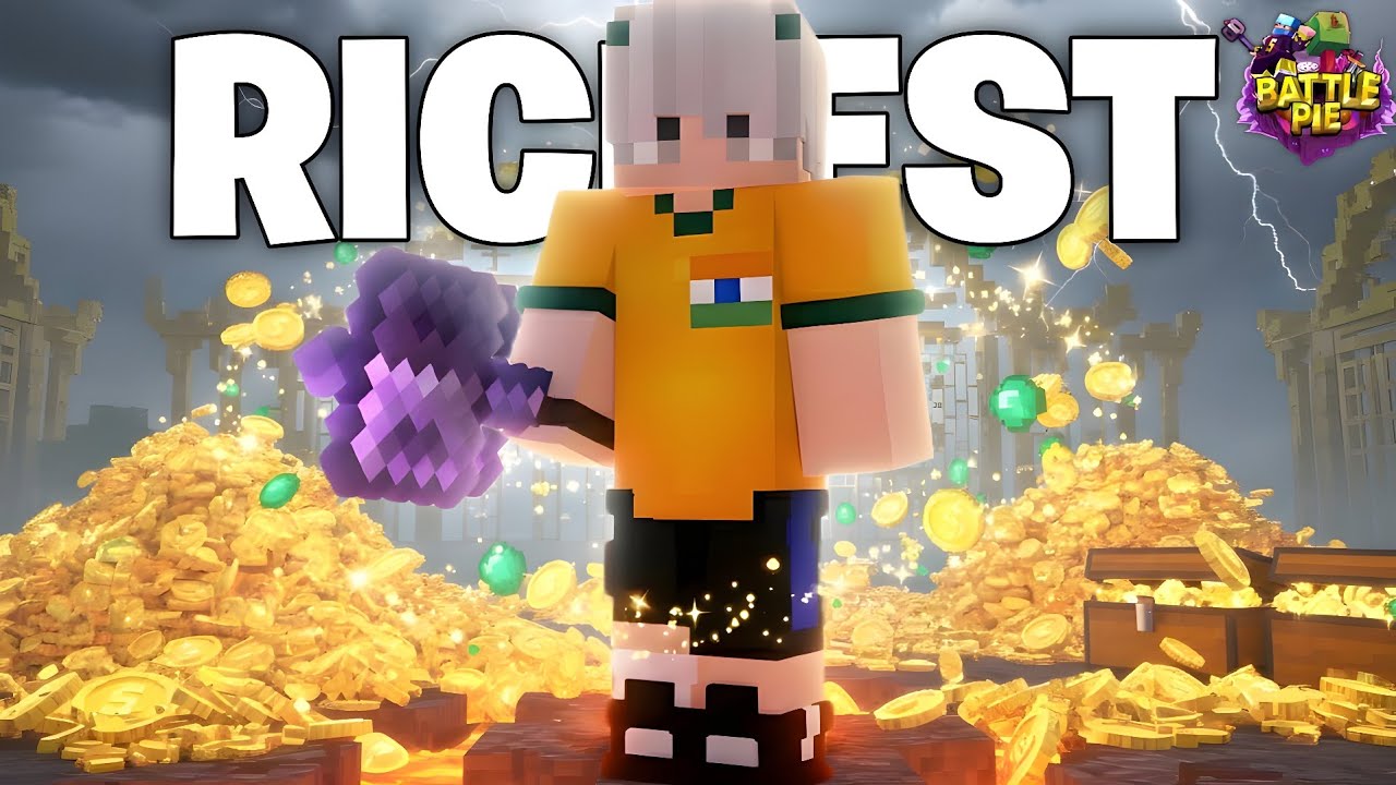 I Became The RICHEST Player in Battle Pie