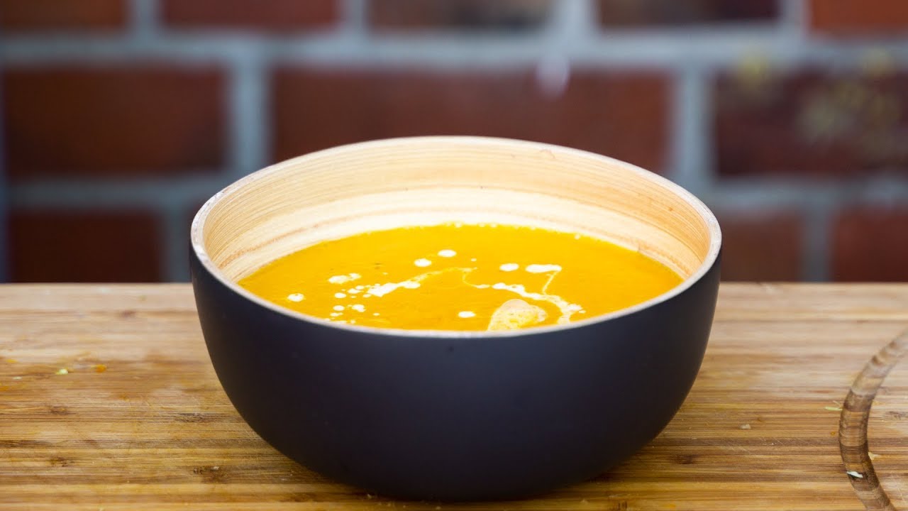 Geröstete Kürbissuppe – leichte Herbstküche