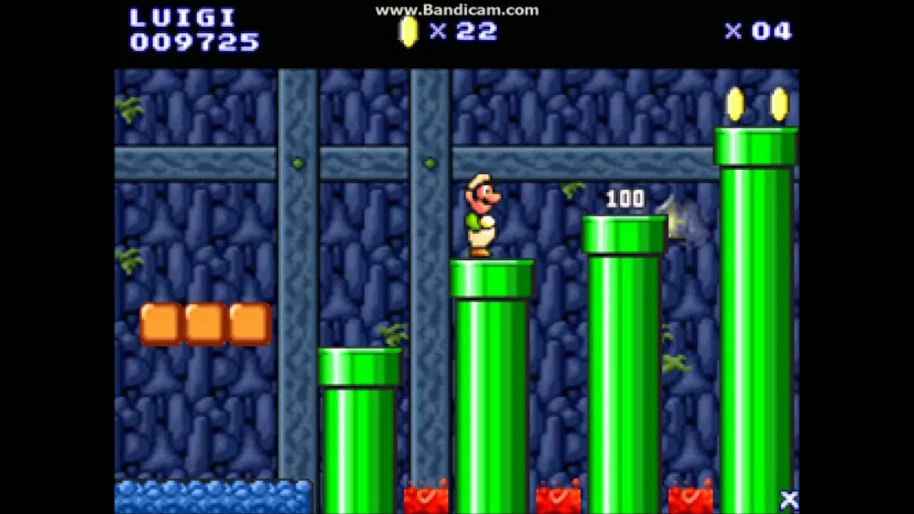 Super Mario Flash Custom Level: Cave City!