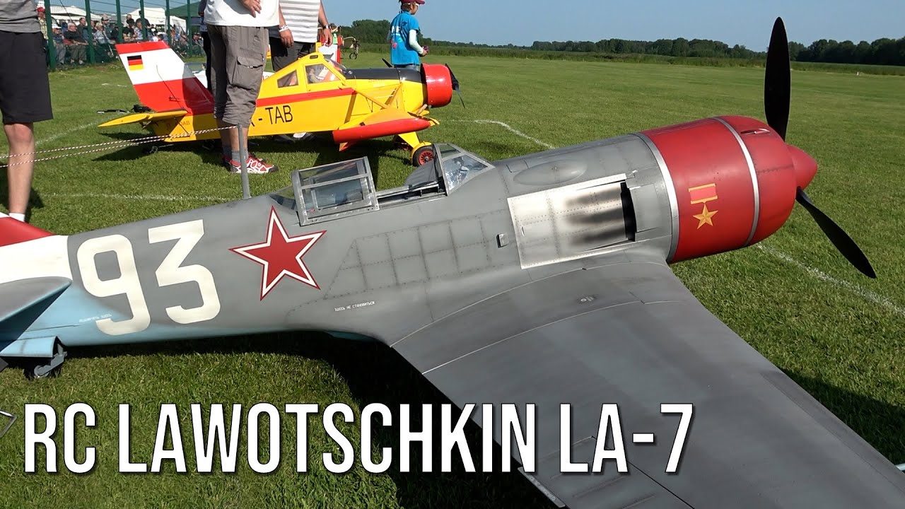 Big RC Lawotschkin La-7 – Warbird Fine Scale Model Flying At Flight Show