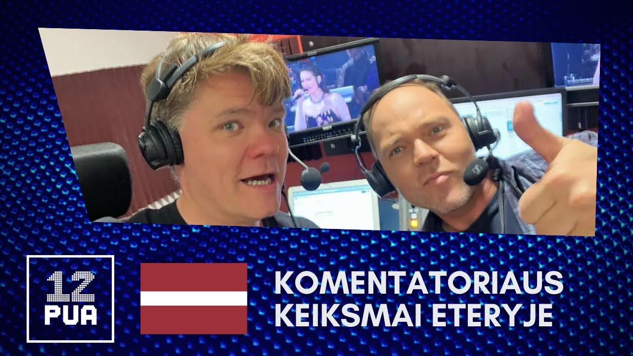 Vertimo nereikia: Latvijos Eurovizijos komentatorius pratrūko tiesioginiame eteryje