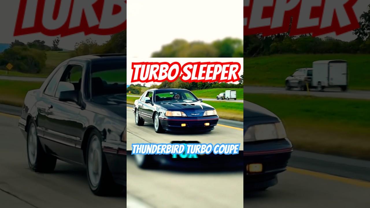 Ford Thunderbird Turbo Coupe в стиле 80-х! #cars #ford #thunderbird #turbo