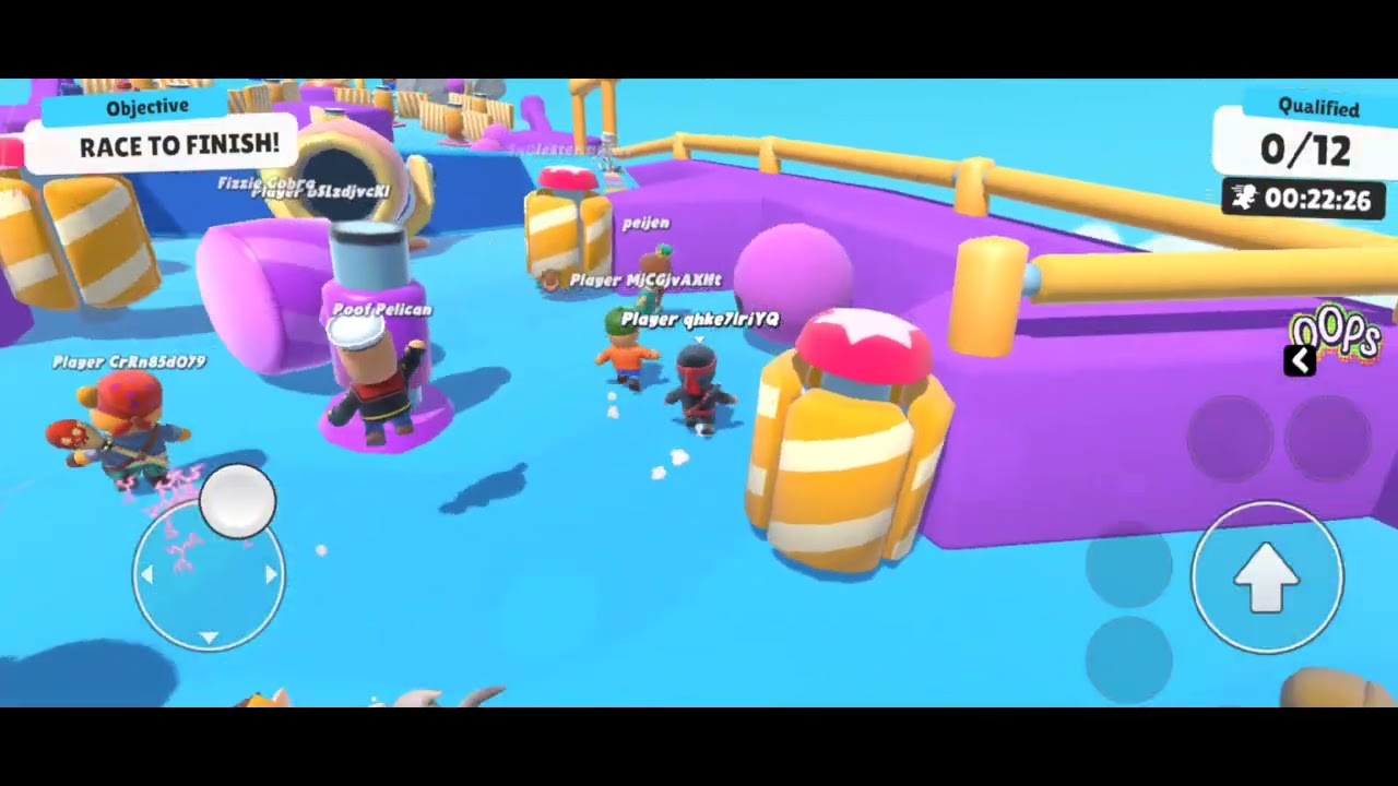 I am playing stumble guys 