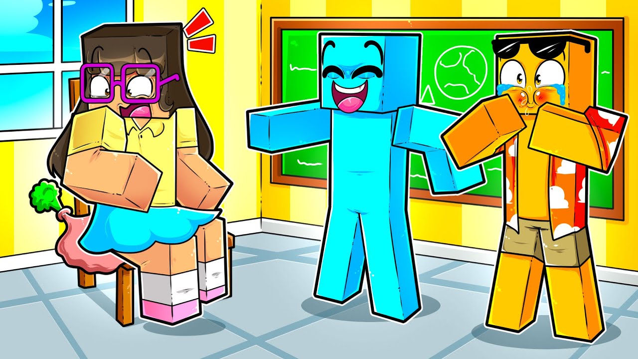 Servidor de IRRITAR a PROFESSORA no Minecraft!