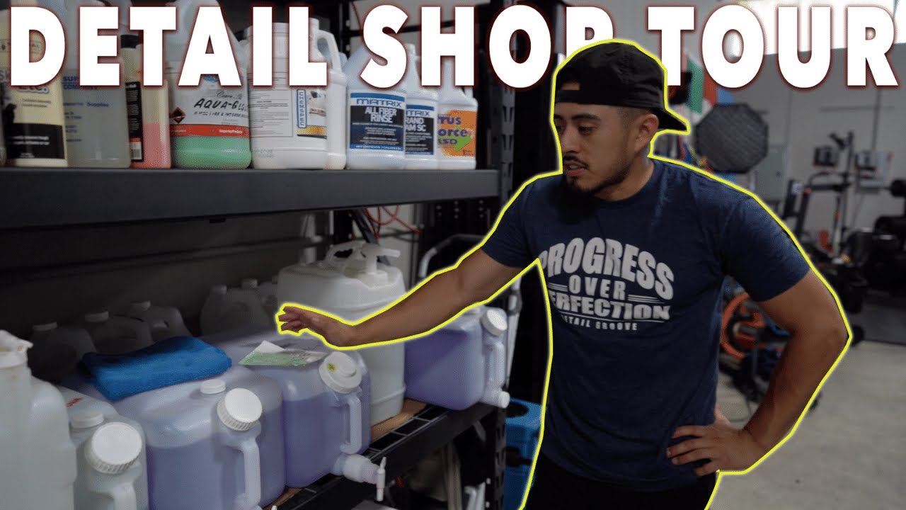 Touring The Worlds Most Basic Auto Detail Shop | New Tools Showcase