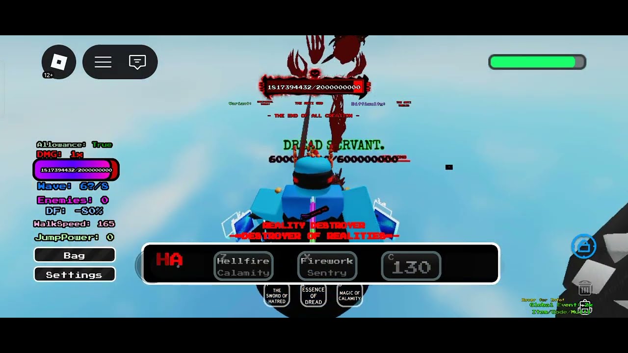 Destroying Empowered Reality Destroyer for fun