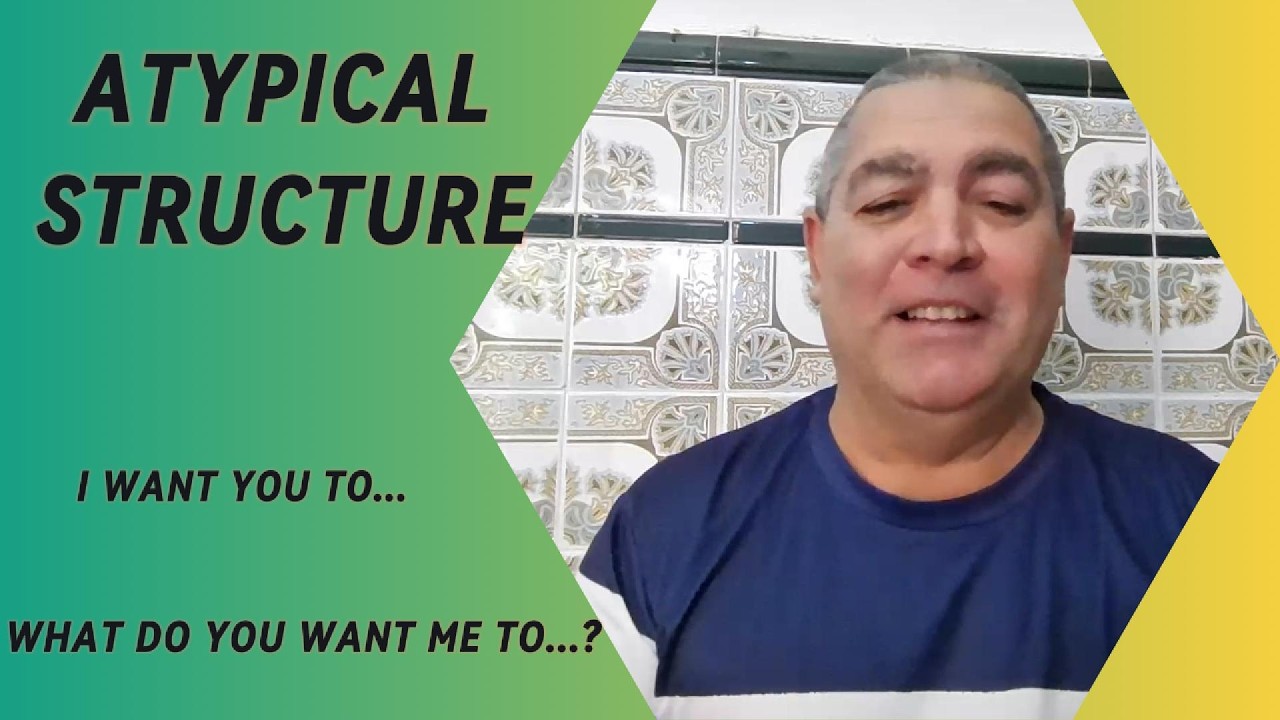 Aprende inglés aquí conmigo 57.Estructura atípica.
