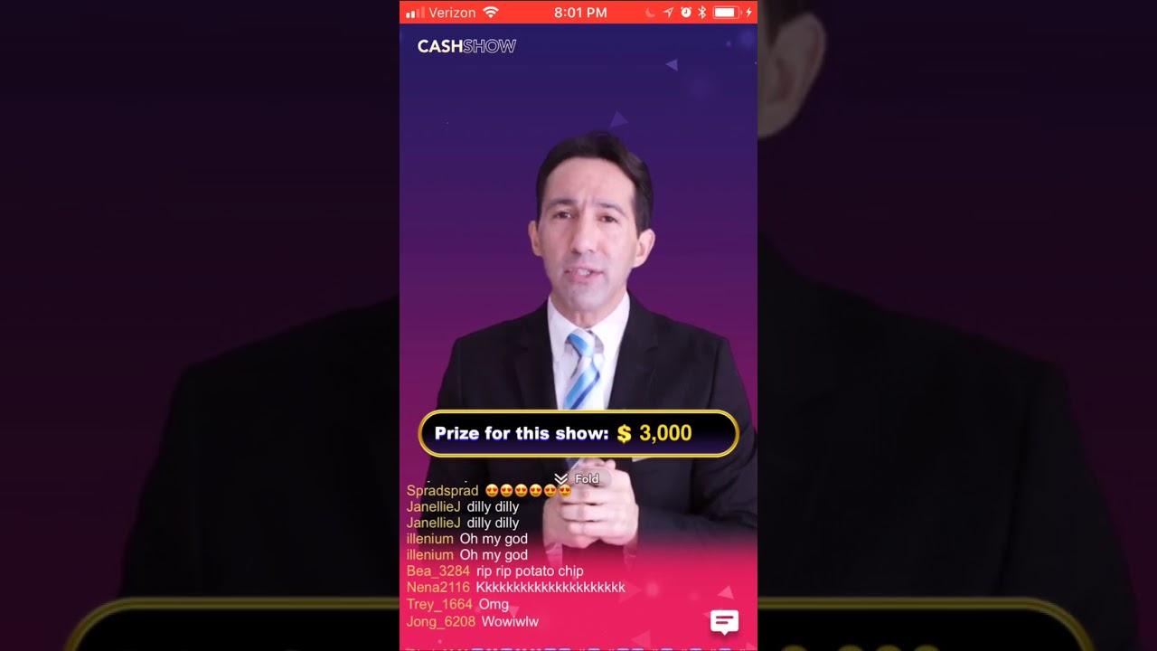 Cash Show//Wed, March, 14th// 8pm EST
