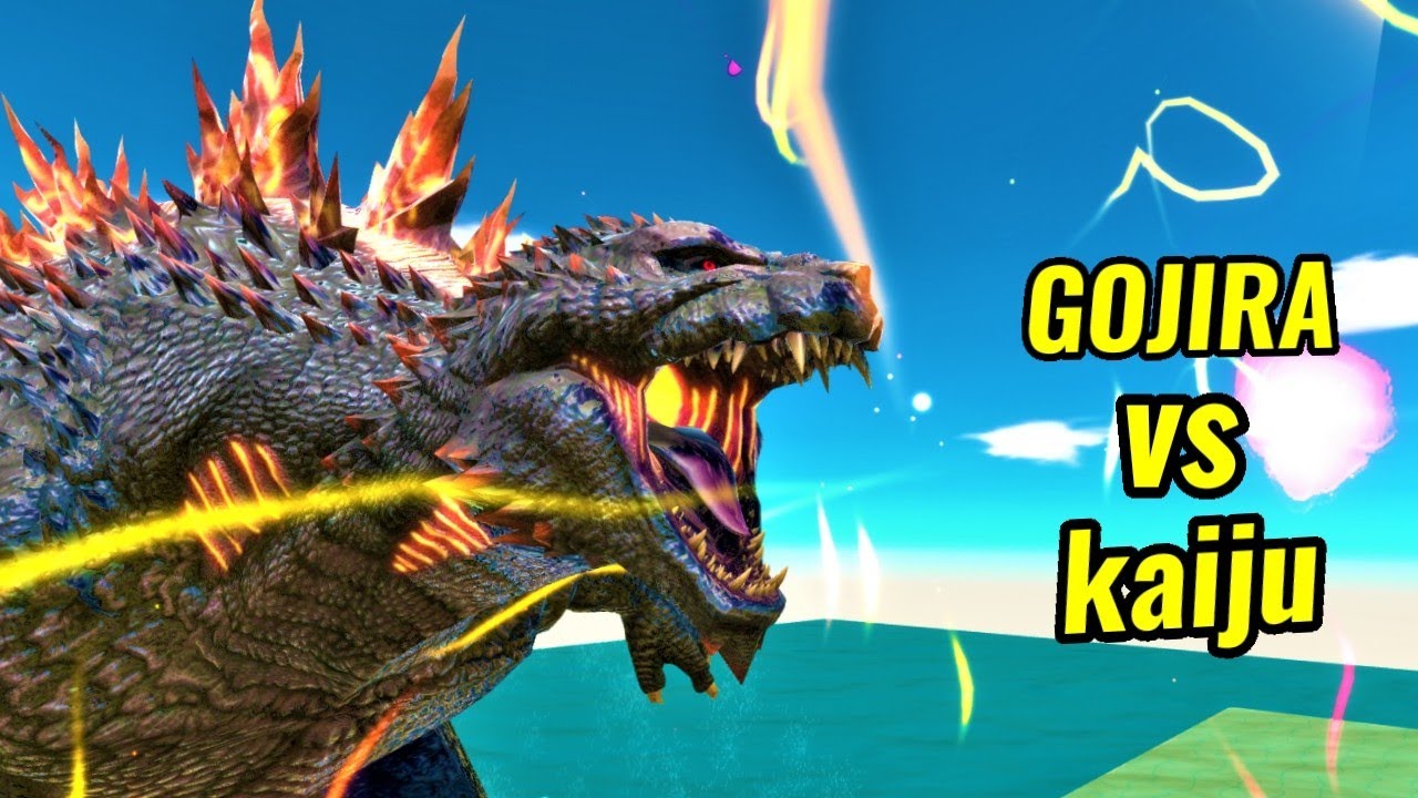 Gojira vs kaiju animal revolt battle simulator