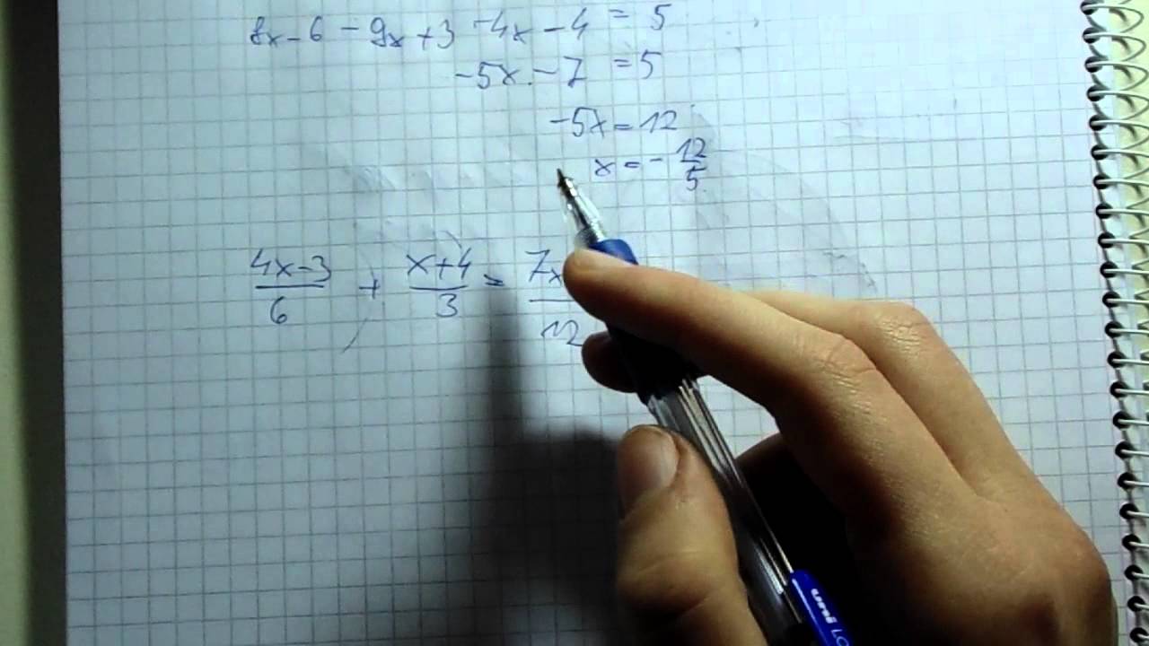 Matematika #24   Elsőfokú Egyenletek