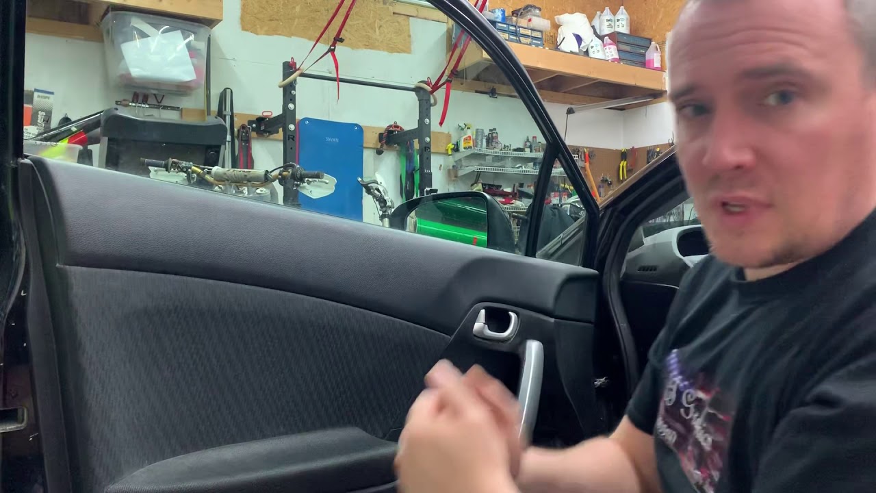 How to: 2015 Honda Civic coupe door panel removal