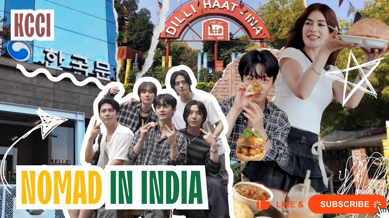 HOSTED THE K-POP GROUP NOMAD IN INDIA FOR THEIR FIRST VISIT TO NEW DELHI- DILLI HAAT