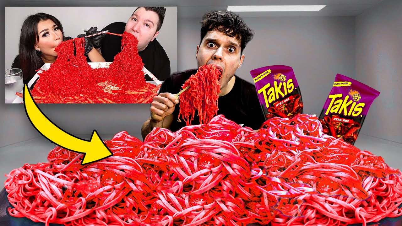 Odtwarzam Najpopularniejsze Jedzenie MUKBANG (Ostra Wersja)