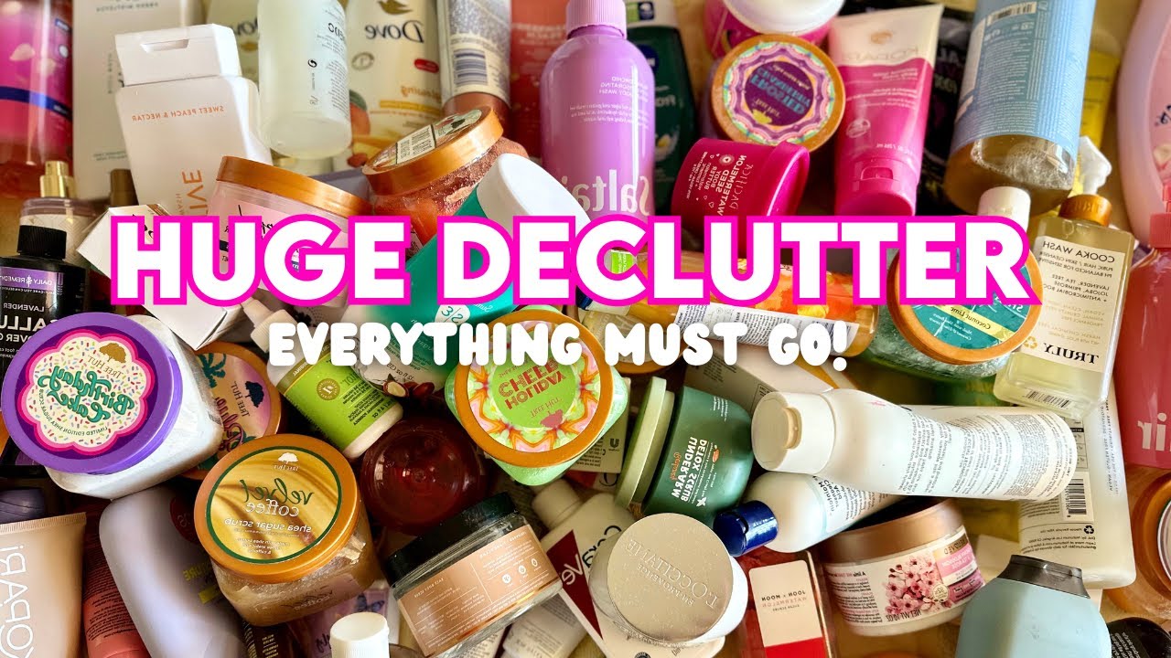 LET'S DECLUTTER! HYGIENE & BODY CARE PRODUCTS | 2023 SUMMER DECLUTTER