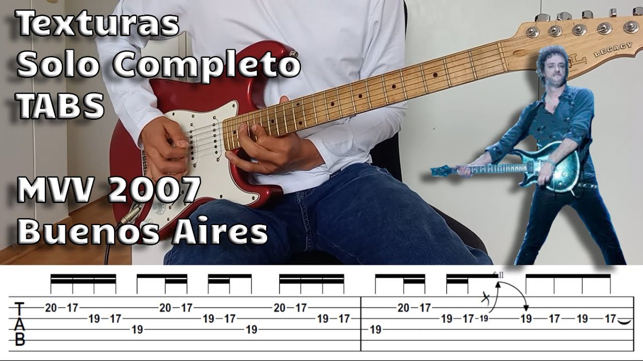Soda Stereo - Texturas Solo Completo TAB (MVV 2007)