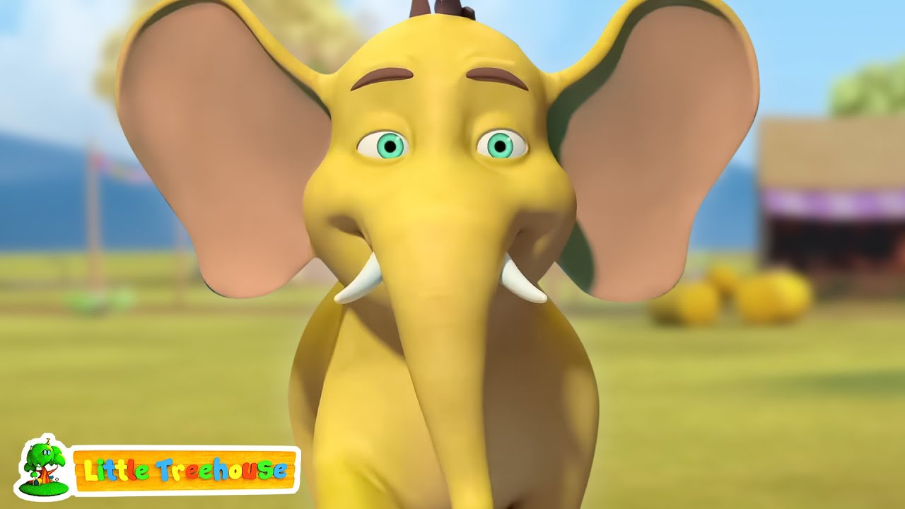 Gajah Bahagia Pantun Animasi + Lainnya Lagu 3D Untuk Anak-Anak