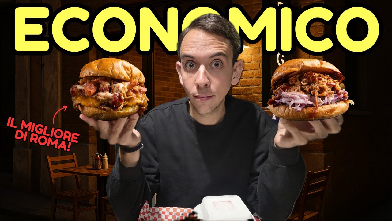 Il MIGLIOR BURGER di ROMA è SUPER ECONOMICO