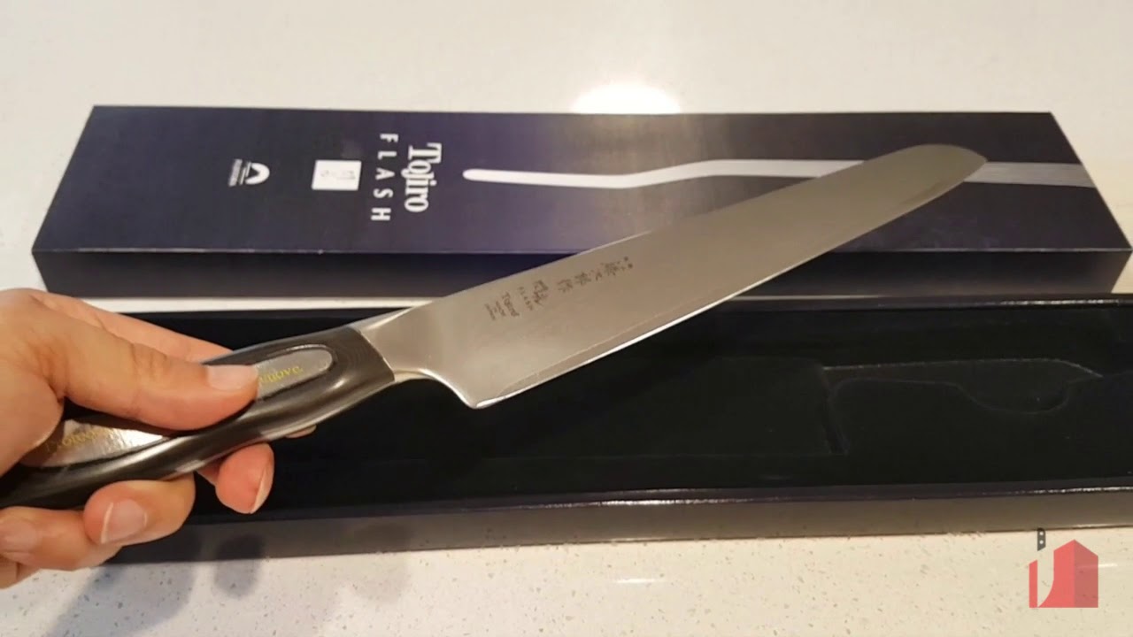 FFSL240 Tojiro Pro Flash Sujihiki Slicer Knife 24cm_1