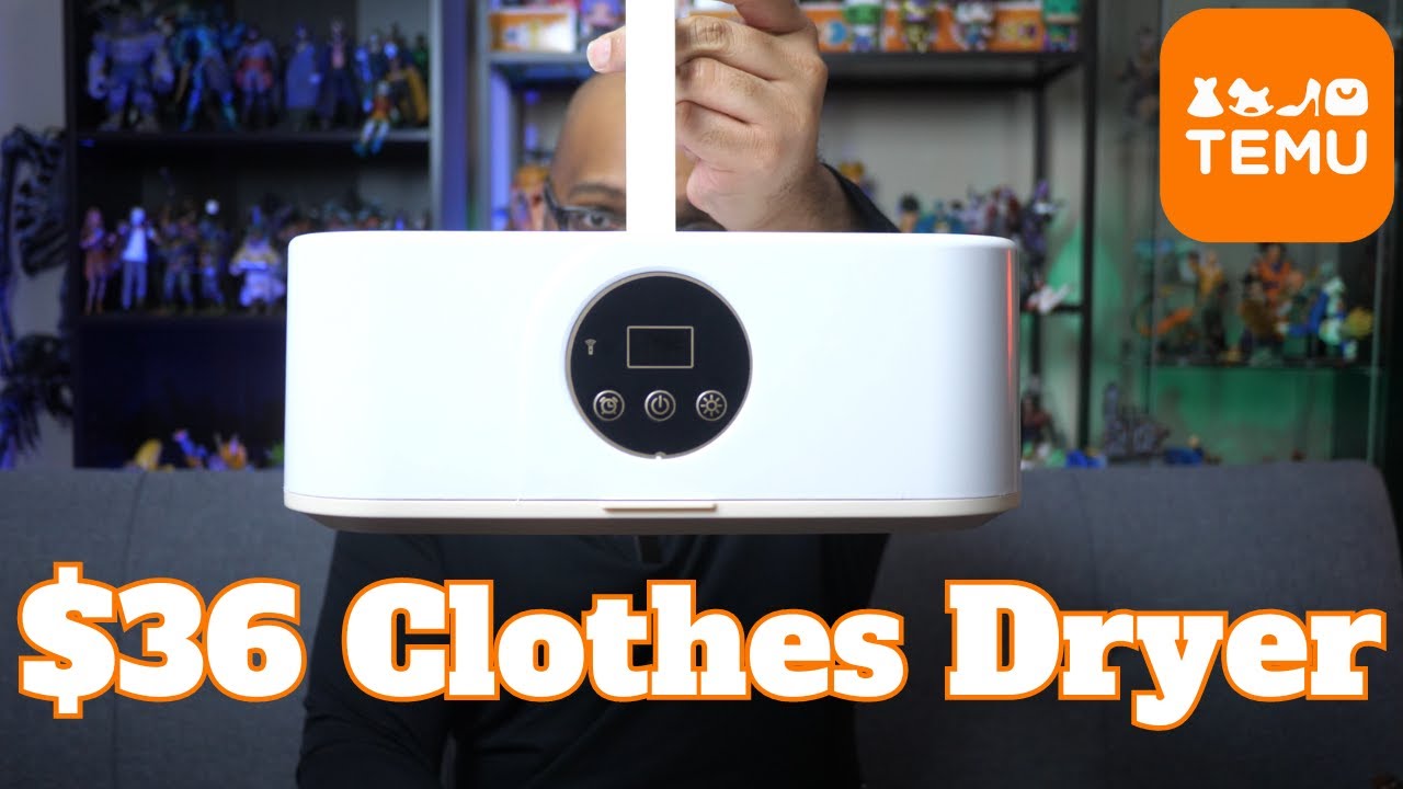 How Good is Temu's $36 Portable Clothes Dryer?
