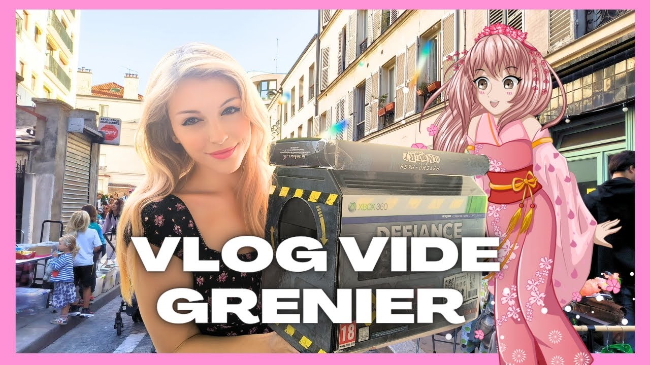vlog vide grenier brocante - Des collectors de jeux vidéo et du pokémon 🤩