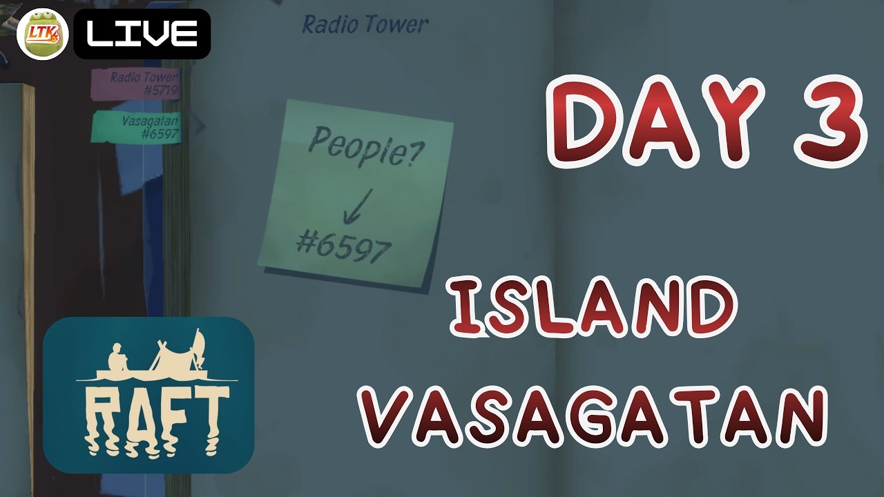 LIVE 🔴 แพ คนเหงา Day 3 ตะลุยเกาะ Vasagatan | Raft