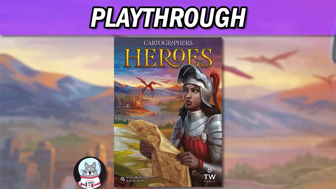 Cartographers Heroes | Solo Playthrough